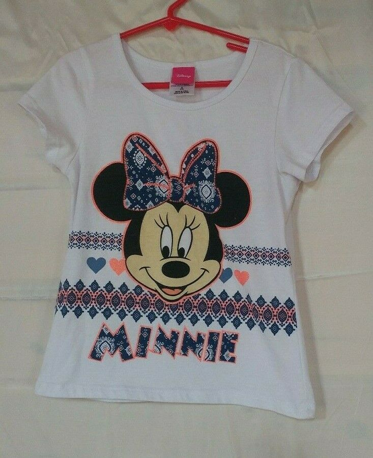 NWT Disney Store Minnie Mouse Girls T Shirt Tee Top Pink many sizes