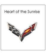 CORVETTE C7 Emblem Lapel Pin  1 1/4&quot; silver chevy sting ray logo badge a... - $11.99