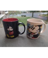 2 Disney Mickey Mouse mugs 1 Euro Pop Art Mug + 1 black mug - $19.99