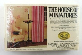 Vintage House Of Miniatures Queen Anne Candle Stand #40013 New Sealed - $8.95