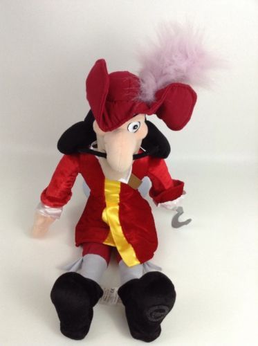 captain hook plush doll