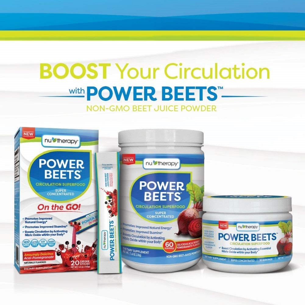 NuTherapy Power Beets, Super Concentrated Circulation Superfood