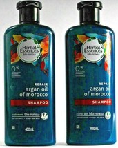 2 Count Herbal Essences Bio Renew Repair Argan Oil Of Morocco Shampoo 400 mL