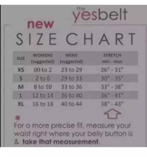 Michael Kors Belt Size Chart