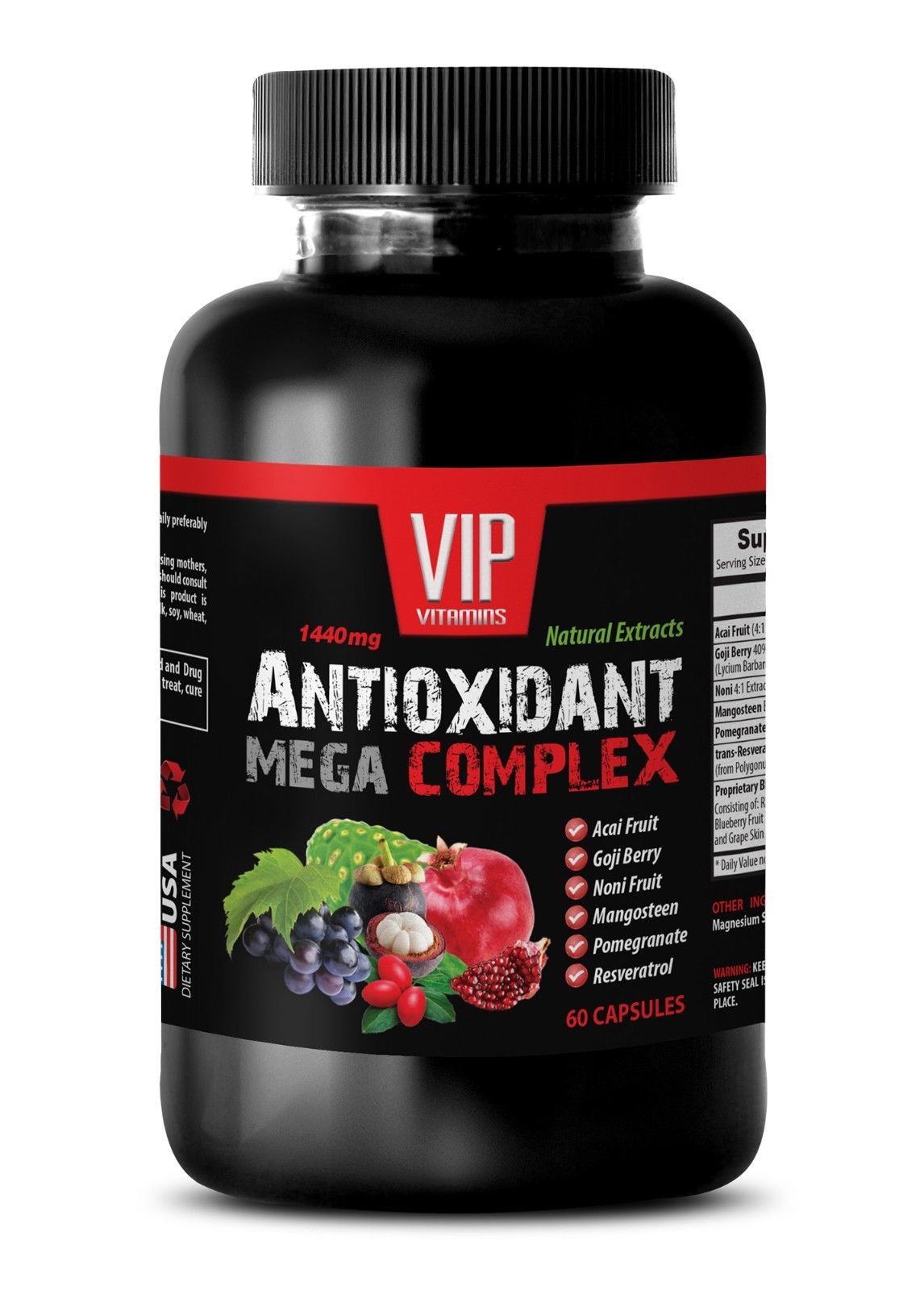 Antioxidant supplement acai ANTIOXIDANT MEGA COMPLEX 1B Trans