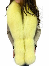 Arctic Fox Fur Collar 47' (120cm) + Tails as Wristbands / Headband Saga Furs Boa image 4