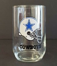 Dallas Cowboys NFL Juice Water Glass Vintage 14 Oz - $14.95