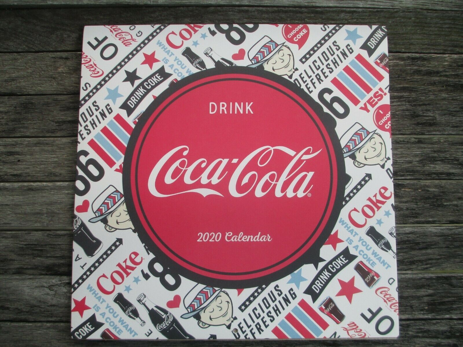 Primary image for Coca-Cola 2020 12 month 12 x 12 Wall Calendar Vintage Nostalgia