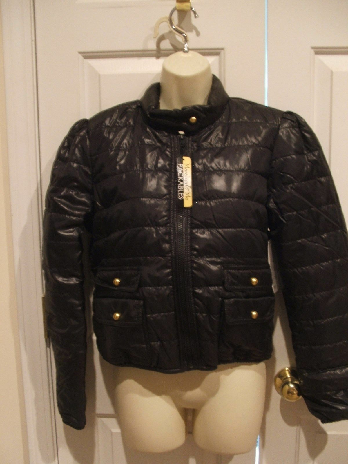 maralyn & me quilted hooded jacket