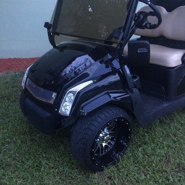 Golf Cart Body Kit For Club Car Precedent BLACK PushPull Golf Carts