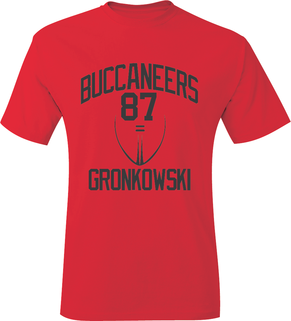 gronkowski buccaneers t shirt