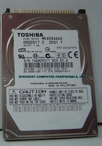 60GB 2.5" IDE 44pin Drive Toshiba MK6034GAX HDD2D17 tested good Our Drives Work - $16.61