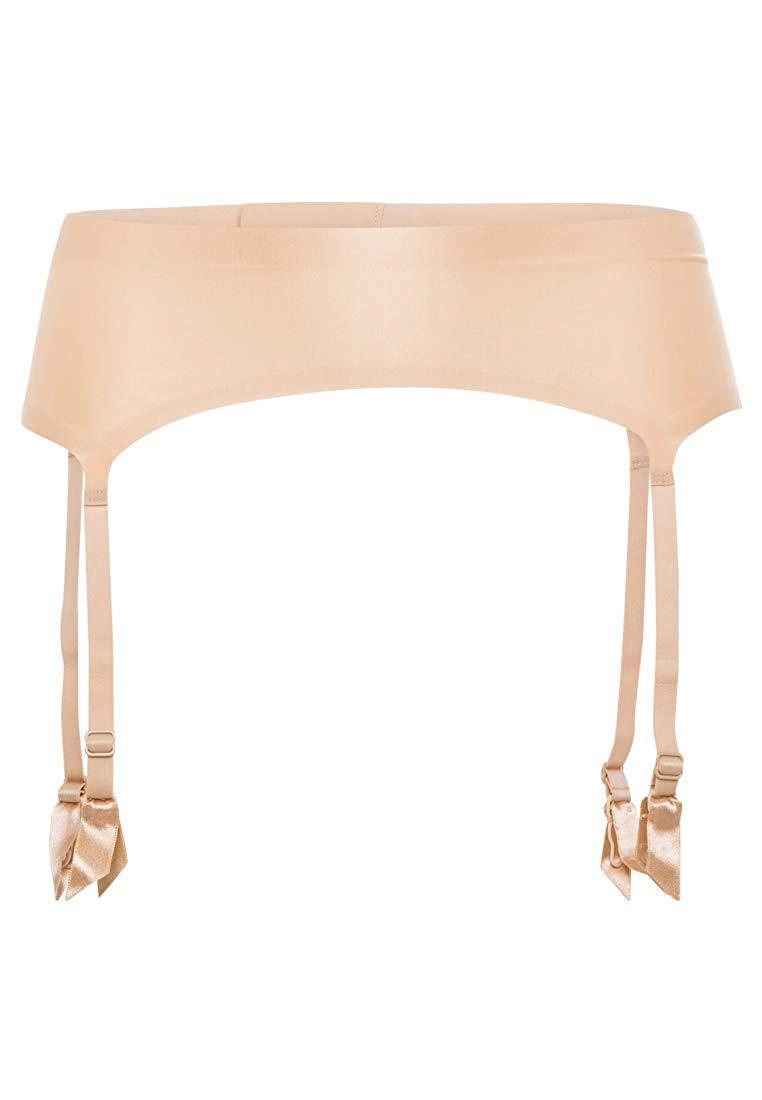 WOLFORD Crème Tan Satin Stocking Garter Belt, US Small, NWOT Socks