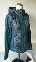 Athleta Abyss Green Rock Springs Midweight Quilted Hooded Jacket - Women... - $71.20