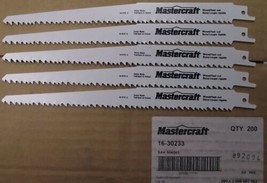 Mastercraft by Bosch 16-30233 9&quot; x 6tpi Bi-Metal Recip Saw Blades 5pcs. - $5.69
