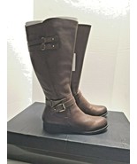  Naturalizer Jackie Chocolate Boot Wide Calf size US 7.M - $68.30