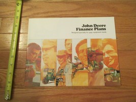 John Deere Tractor Finance Plans Dealer sales brochure - $14.99