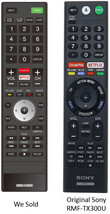 Replaced Sony RMFTX300U V16 Smart 4K Ultra Hdtv Remote With Google Play Netflix - $31.66