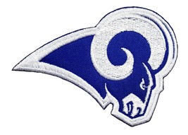Los Angeles Rams NFL Football Embroidered Iron On Patch 3.5" x 2.5" St. Louis - $9.87