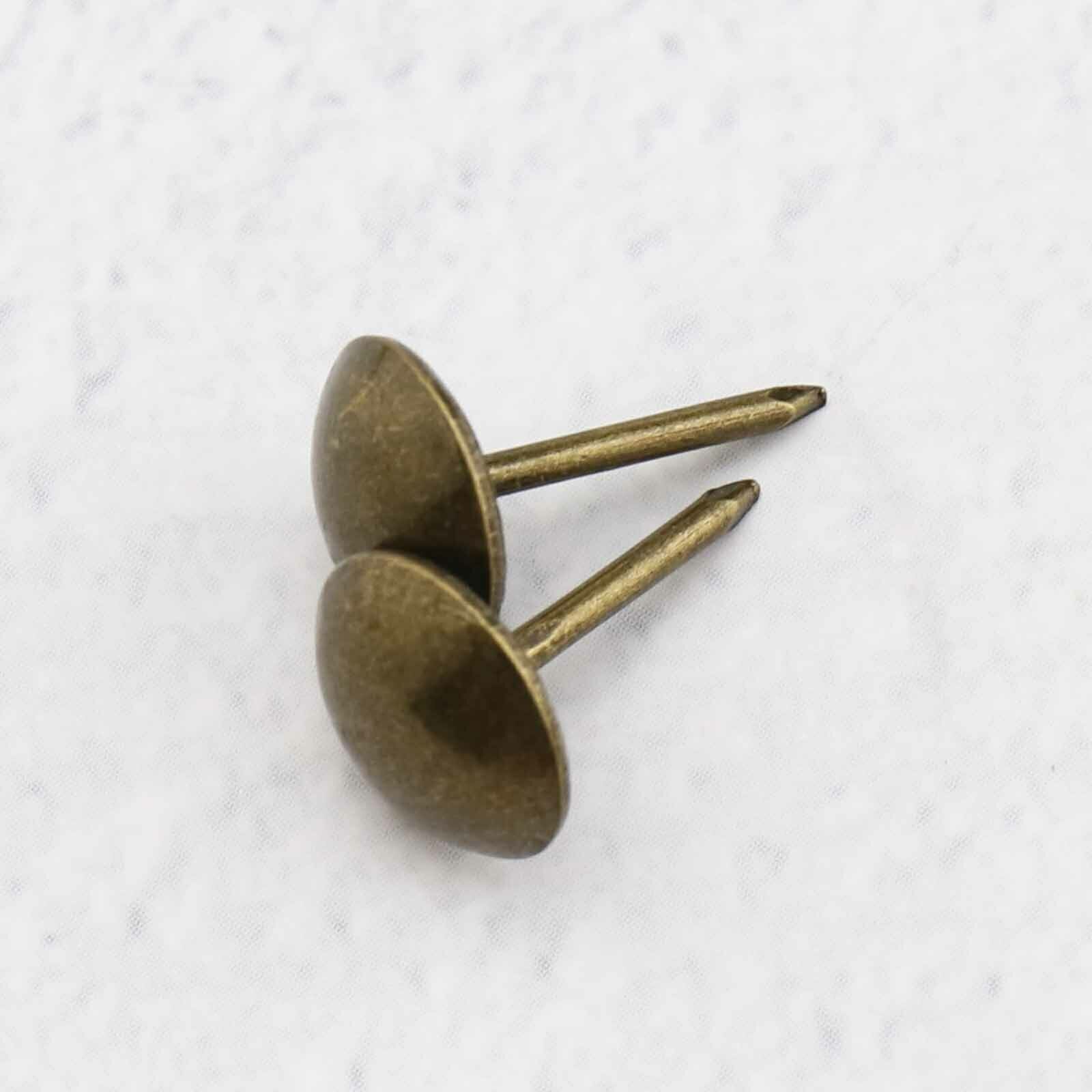 200pcs Decorative Upholstery Nails Pins Tacks Antique Style Bronze
