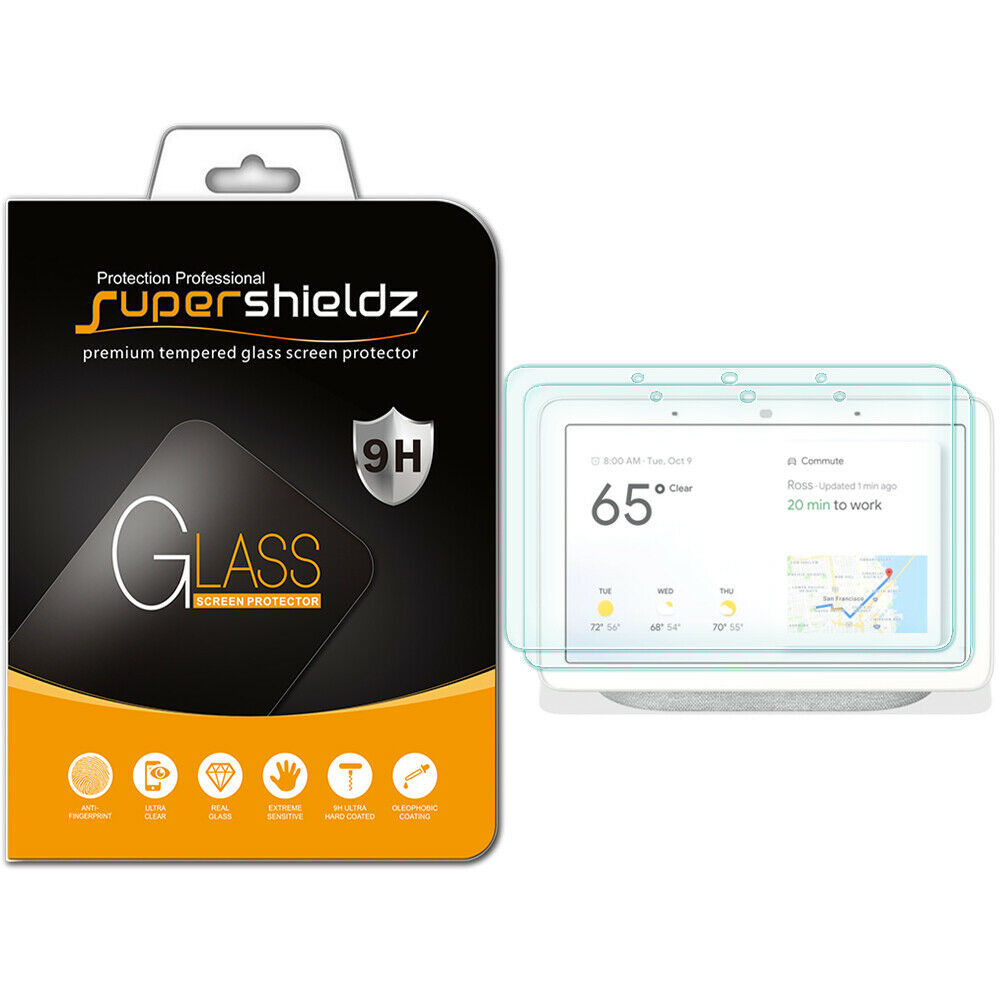2X Tempered Glass Screen Protector for Google Home Hub and Nest Hub 7 inch