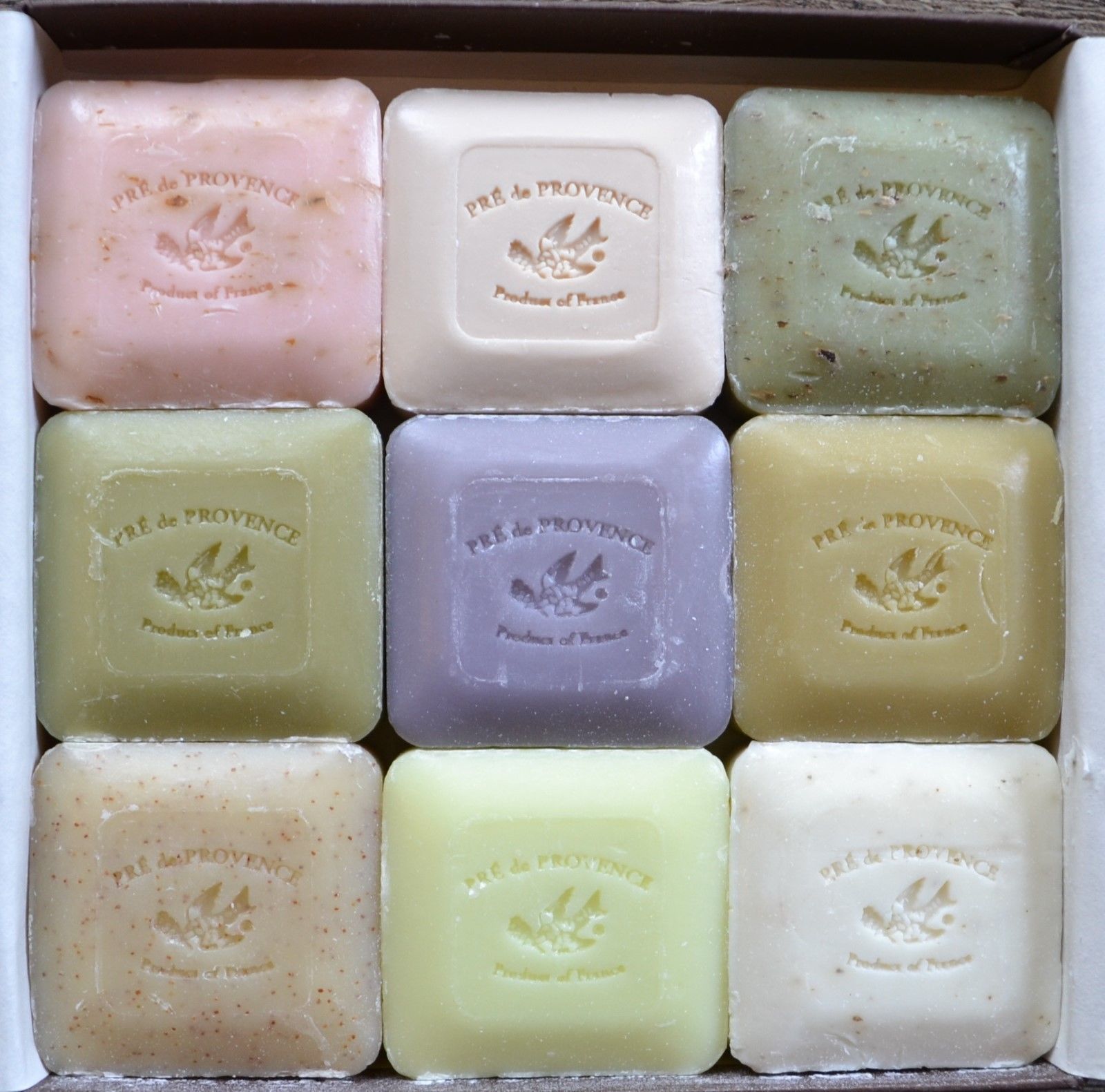 Pre de Provence shea butter enriched guest soaps in box, 9 ct, 25g