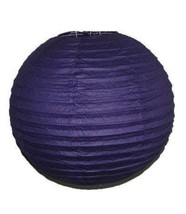 2 PCS 12" Round Purple Party Paper Lantern - Luau Supplies - Oriental / Chinese  - $9.95