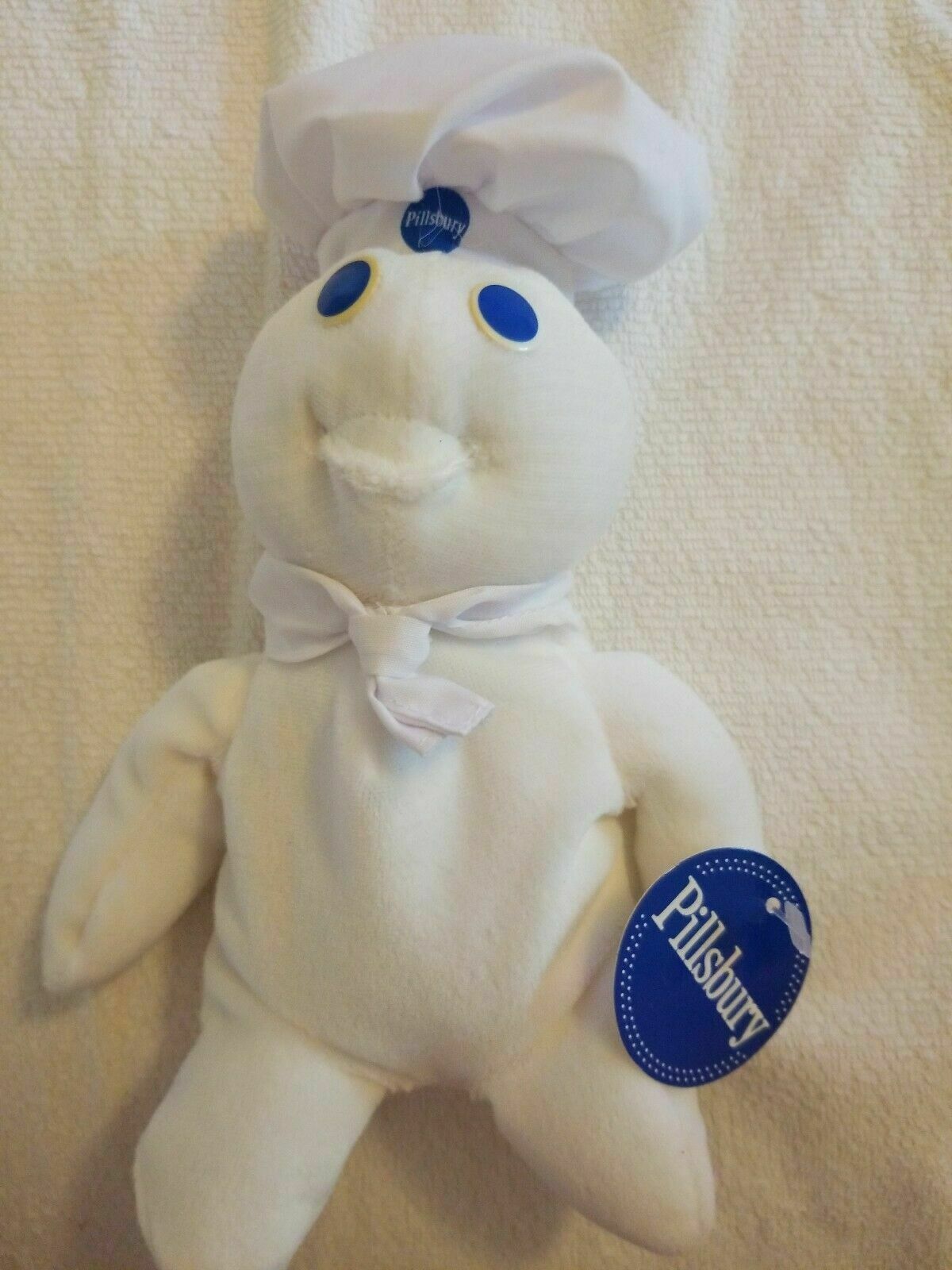 Pillsbury Doughboy 8" Beanie Plush Bean Bag Doll by Dakin Food