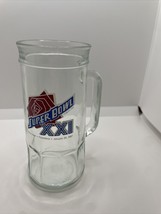 1987 Super Bowl XXI Beer Glass Mug Rose Bowl Pasadena January 25 1987 NFL Giants - $8.60