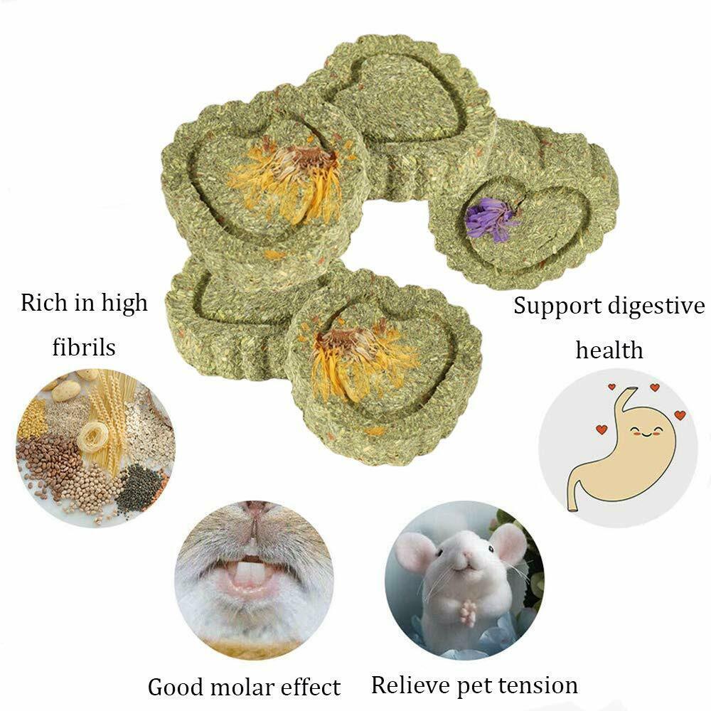 Rabbit Treats Chew Toys Timothy Hay Healthy Digestion 25 Pieces Natural