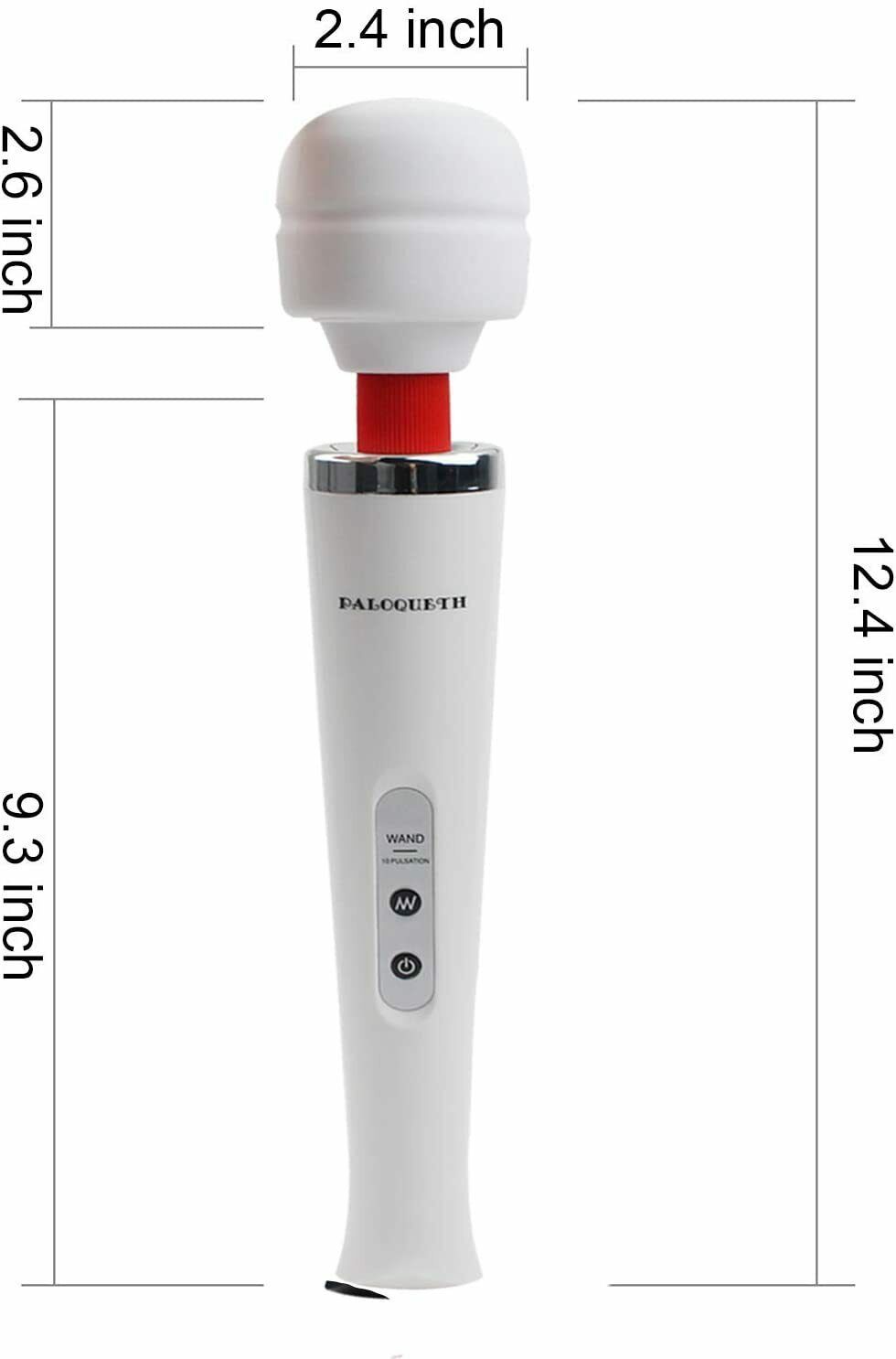 Cordless Personal Wand Electric Massager with 10 Powerful Magic