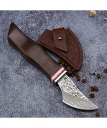 Mini Butcher Knife Miniature Leather Sheath Tiny Knives Pocket Hunting Knife New - $37.60