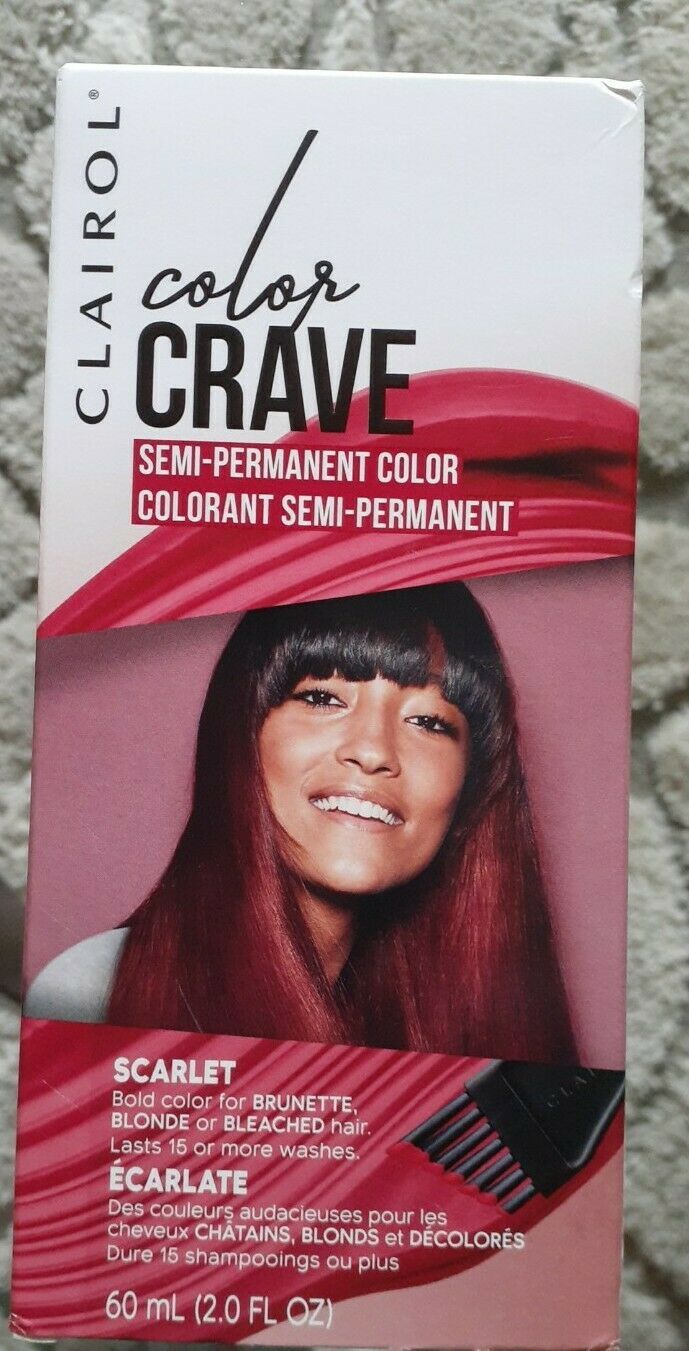 Clairol Color Crave Semi- Permanent Color- Scarlet , 2.0 fl oz