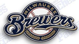 MILWAUKEE BREWERS   iron on embroidered embroidery patch baseball  logo mlb LA - $10.95