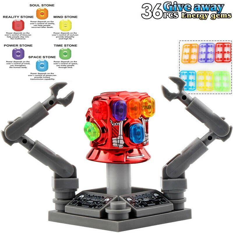 Iron Man Nano Gauntlet [36Pcs Stones] - Marvel Avengers EndGame Lego ...