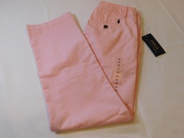 Polo Von Ralph Lauren Jungen Jugend Hose Hosen Größe 12 Pink Frühling 052009 Nwt - $26.23