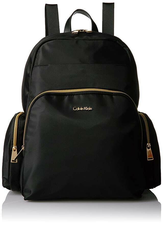 Calvin Klein Nylon Multi Pocket Backpack - Women's Bags & Handbags