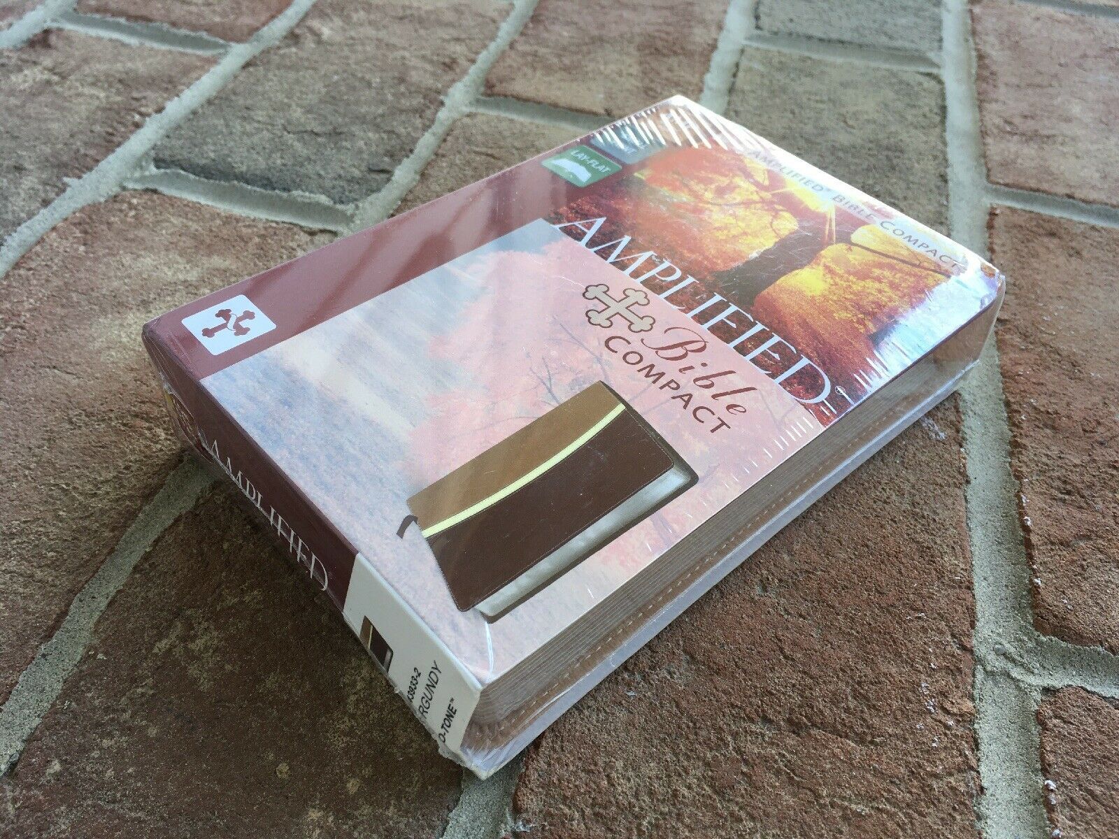 RARE! 1987 Zondervan Duotone Leather Classic Amplified Bible Compact