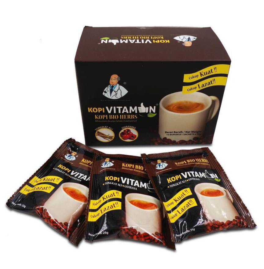 2 Box Coffee Vitamin Made In Malaysia (10 Sachets) EXPEDITE SHIPPING