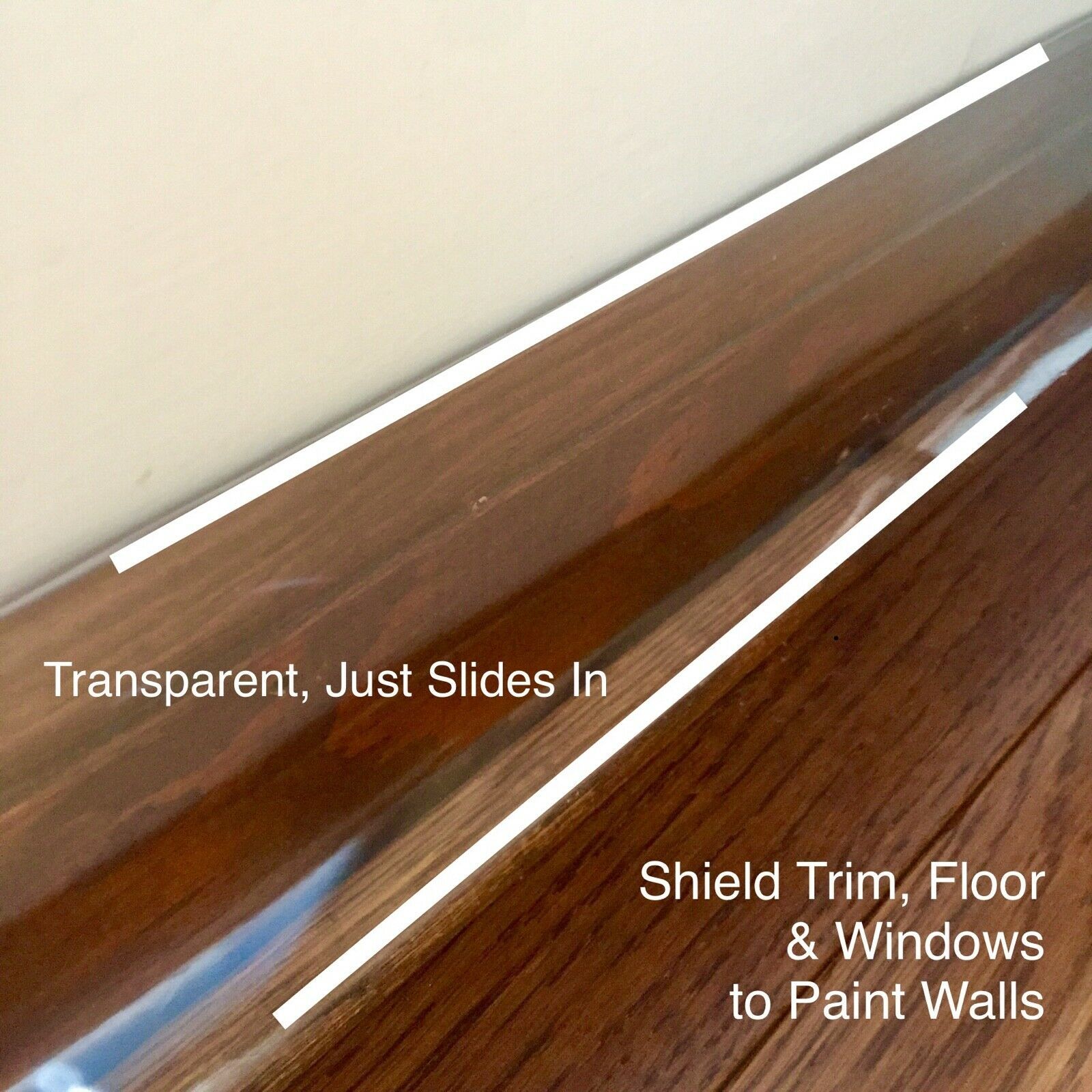 x60 Paint Shields Flexible Reusable Plastic Protect Carpet Floor Trim Walls 180’ 