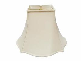 Royal Designs Flare Bottom Square Bell Lamp Shade, Eggshell, 7" x 16" x 12.25" - $62.95