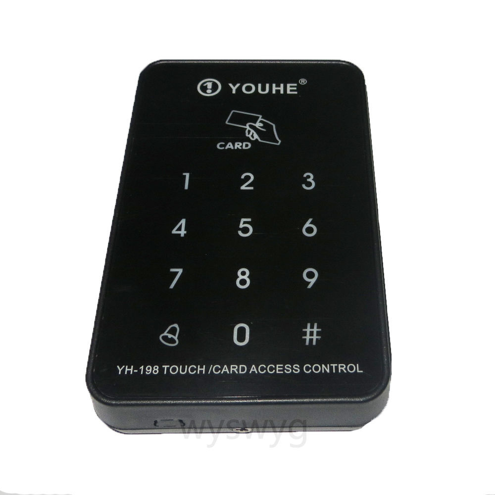 Touch Sensor Keypad Reader 125KHz RFID Door Access control WG26 input output