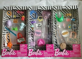 3 Barbie Fashion Packs Weekend Mode + Sunday Funday + Happy Birthday Acc... - $23.75