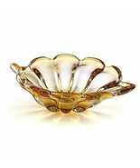 New in Box Autumn Leaf Art Glass Bowl by Lenox 9.25&quot; - $28.16