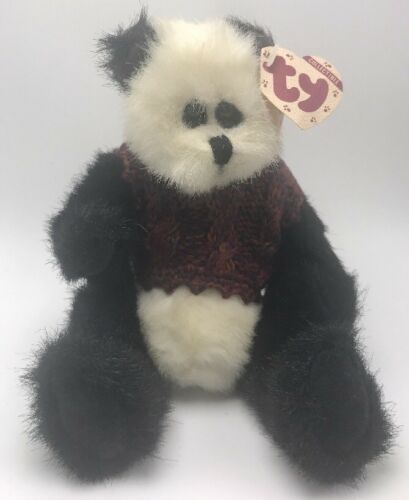 Ty Beanie Babies Checkers The Panda Bear 1993 - Retired