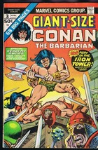 Giant Size Conan the Barbarian #3 ORIGINAL Vintage 1975 Marvel Comics image 1