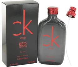 Calvin Klein CK One Red Cologne 3.4 Oz Eau De Toilette Spray image 2