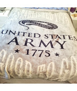 United States Army Plush Throw Blanket Oversized 55&quot;x70&quot; Silk Touch Snak... - $27.10