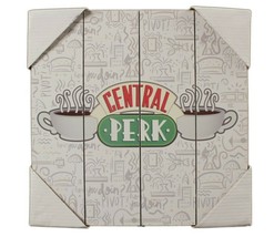 Central Perk Wood Plaque Sign Friends Easel Back 10 X 10 - $15.88