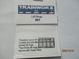 Trainworx Stock # 301 Lift Rings. N-Scale image 1